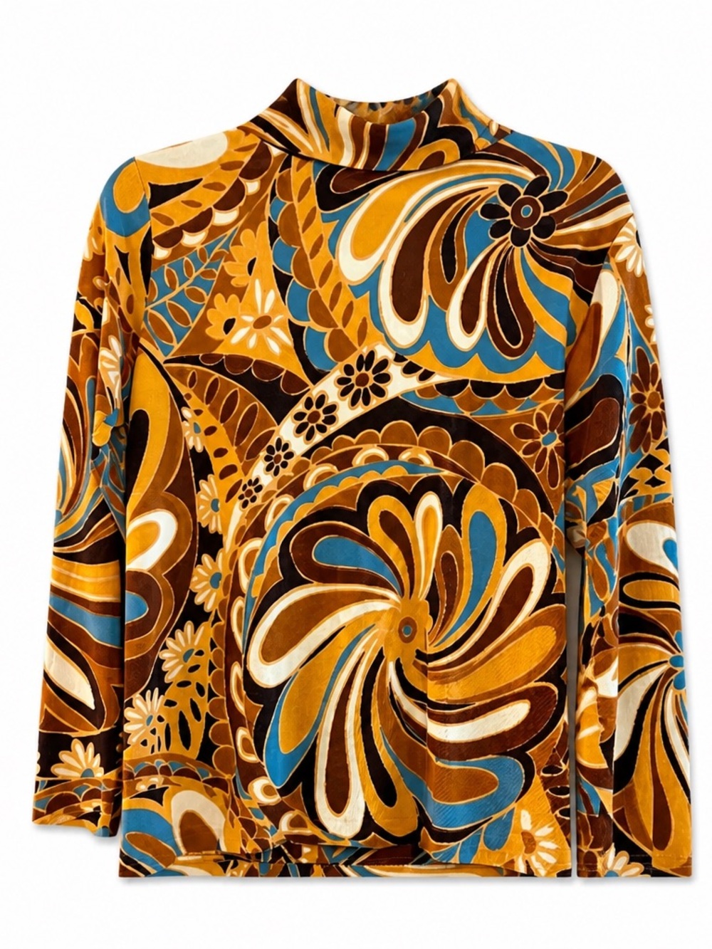 EUC!! VINTAGE Mid Century Polyester Top